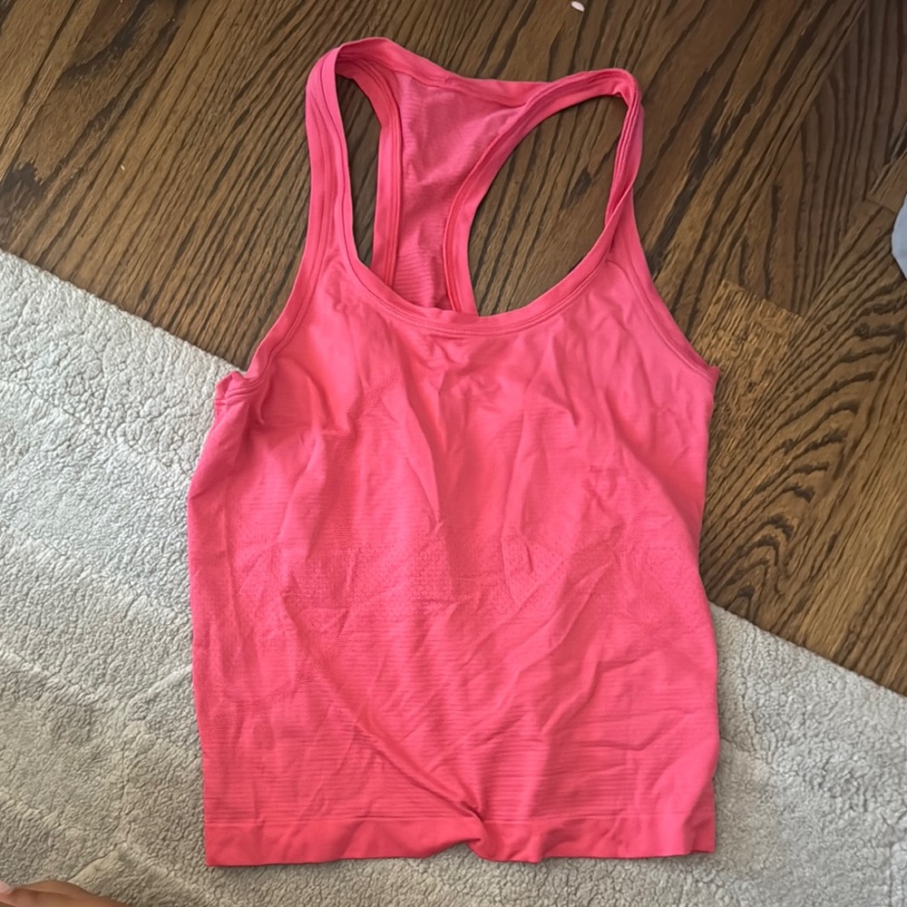 LULULEMON pink swiftly tech tank top